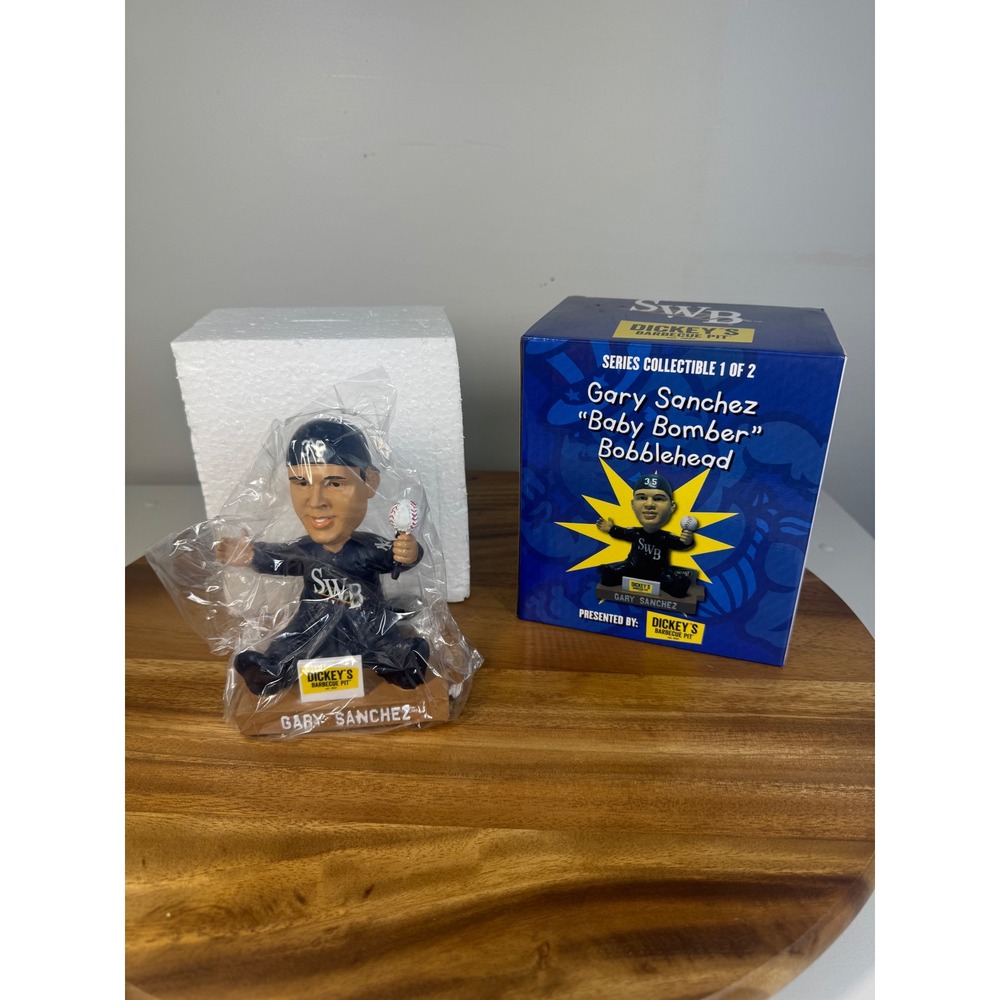 Gary Sanchez Baby Bomber Bobblehead Dickeys Barbecue Pit Series Collectible
